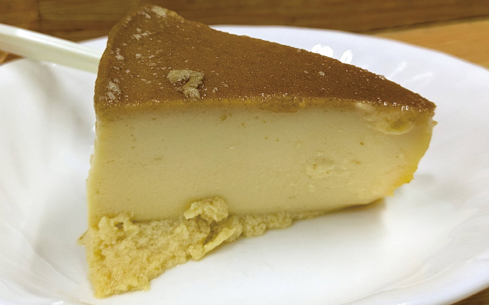 奥さま手づくりのプリンは300円